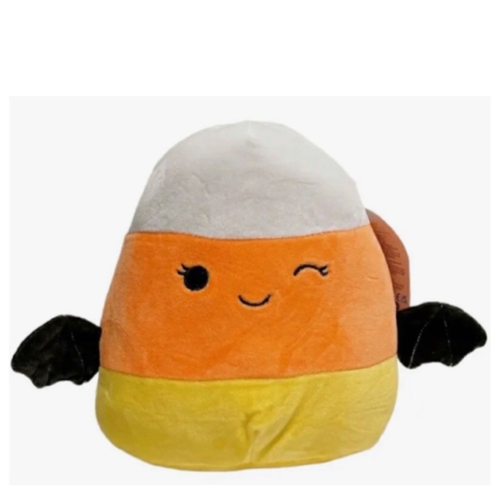 NEW Squishmallow Casey 16" Candy Corn Bat Plush Halloween 2022